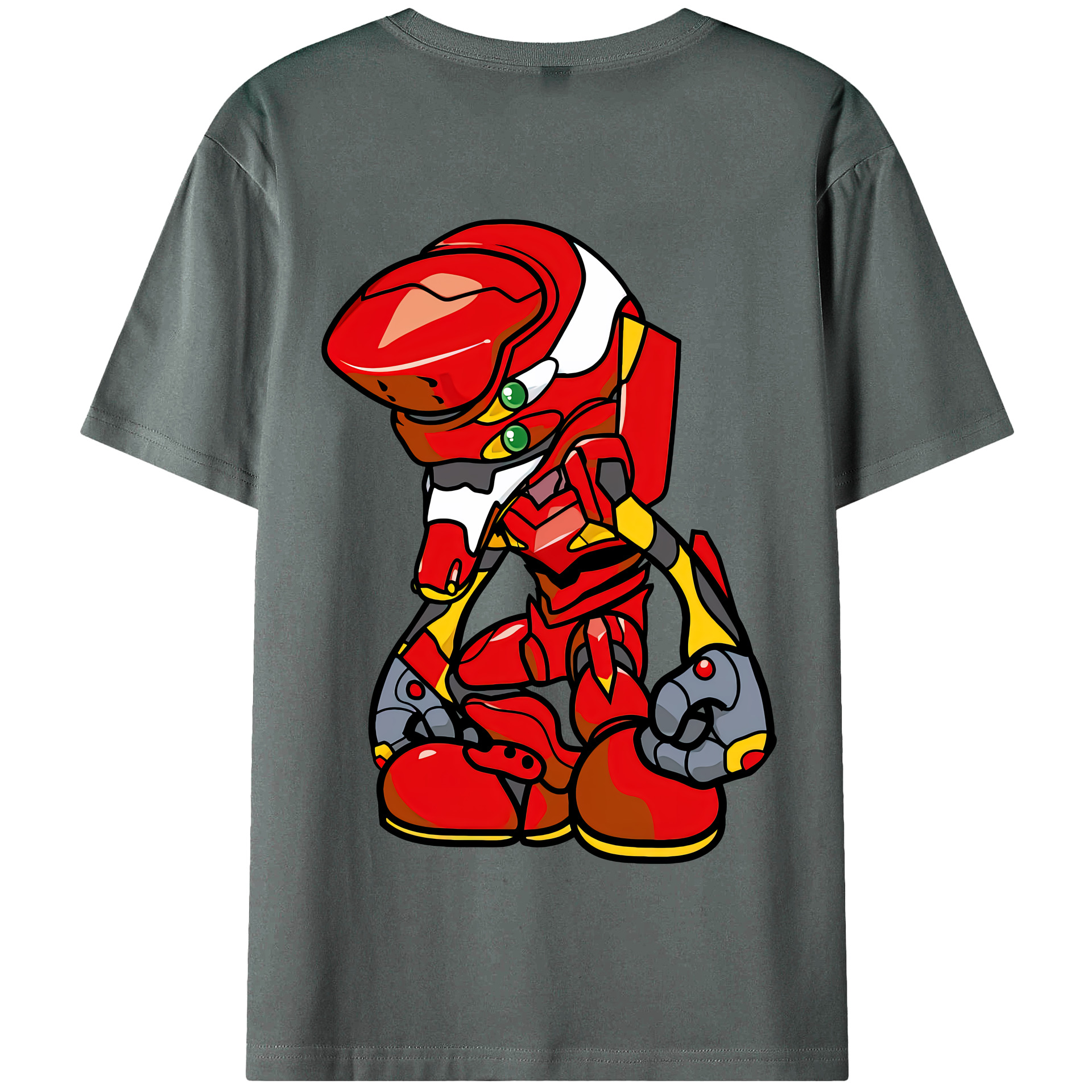 （画像用） EVA 新世紀エヴァンゲリオン 綿100％半袖Tシャツ（背面プリント）